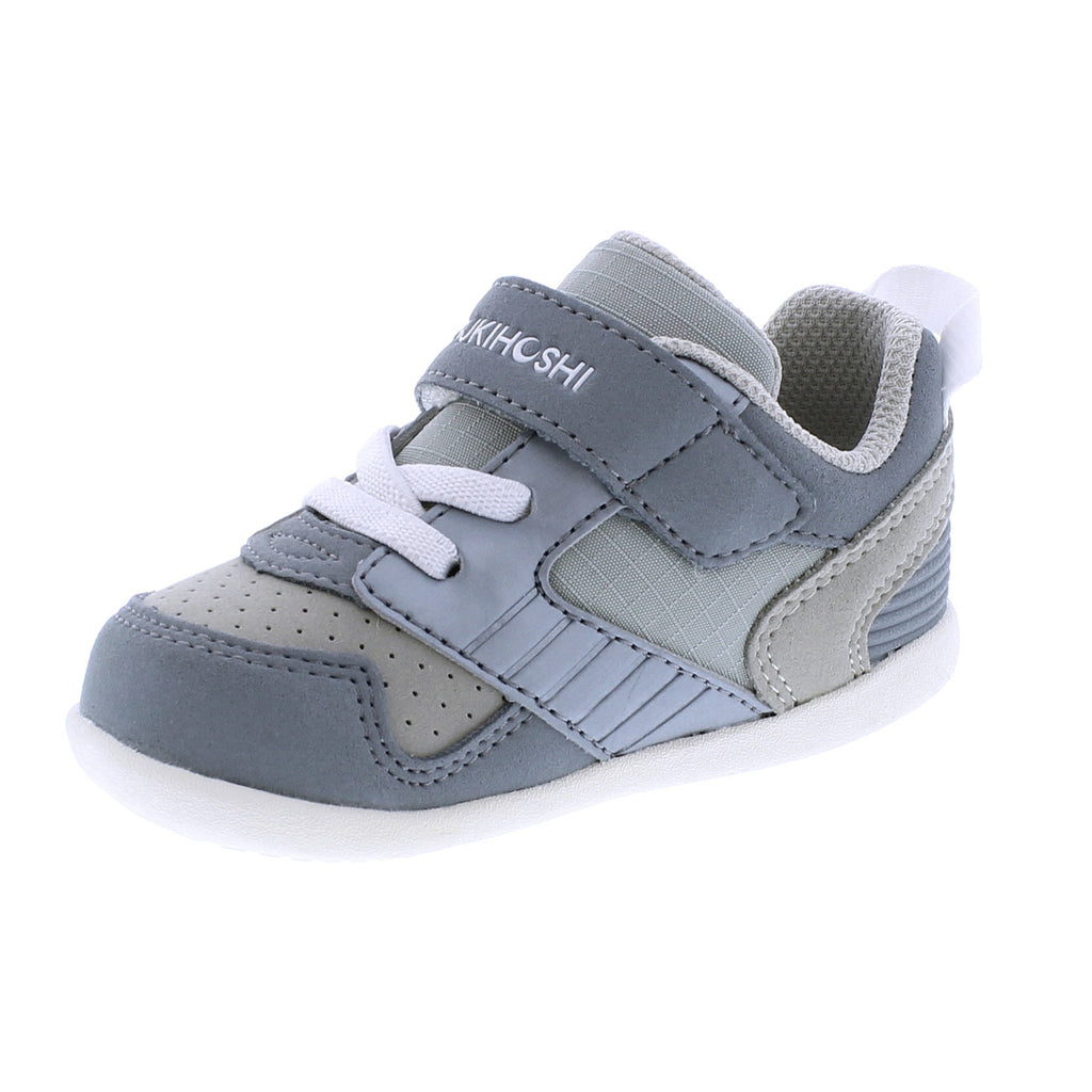 RACER Baby Shoes (Gray/White)