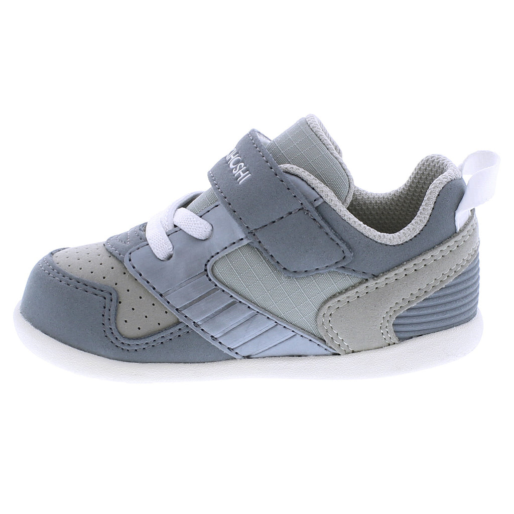RACER Baby Shoes (Gray/White)