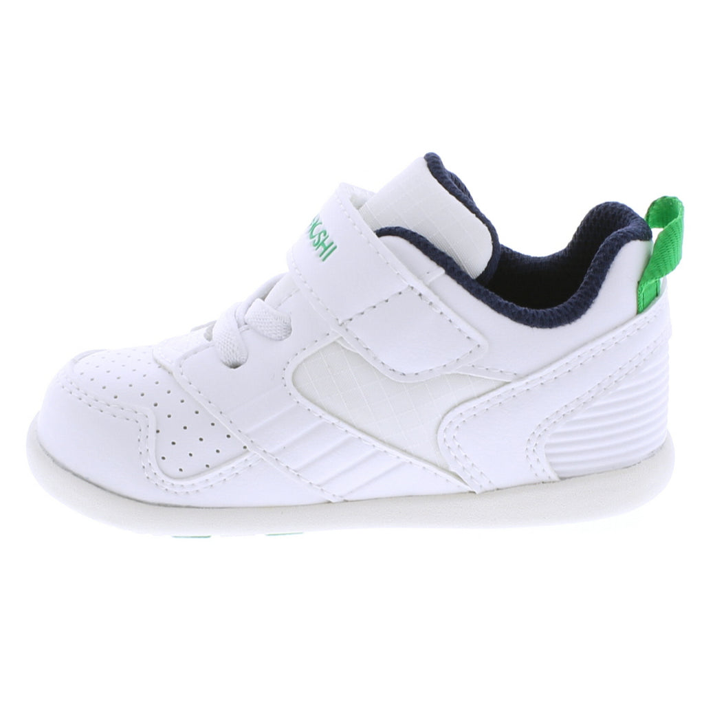 RACER Baby Shoes (White/Green)