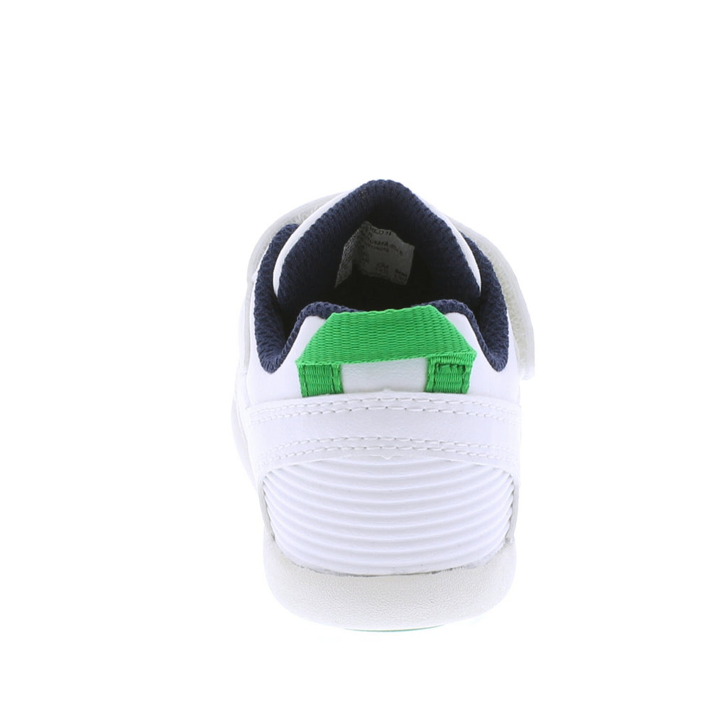 RACER Baby Shoes (White/Green)