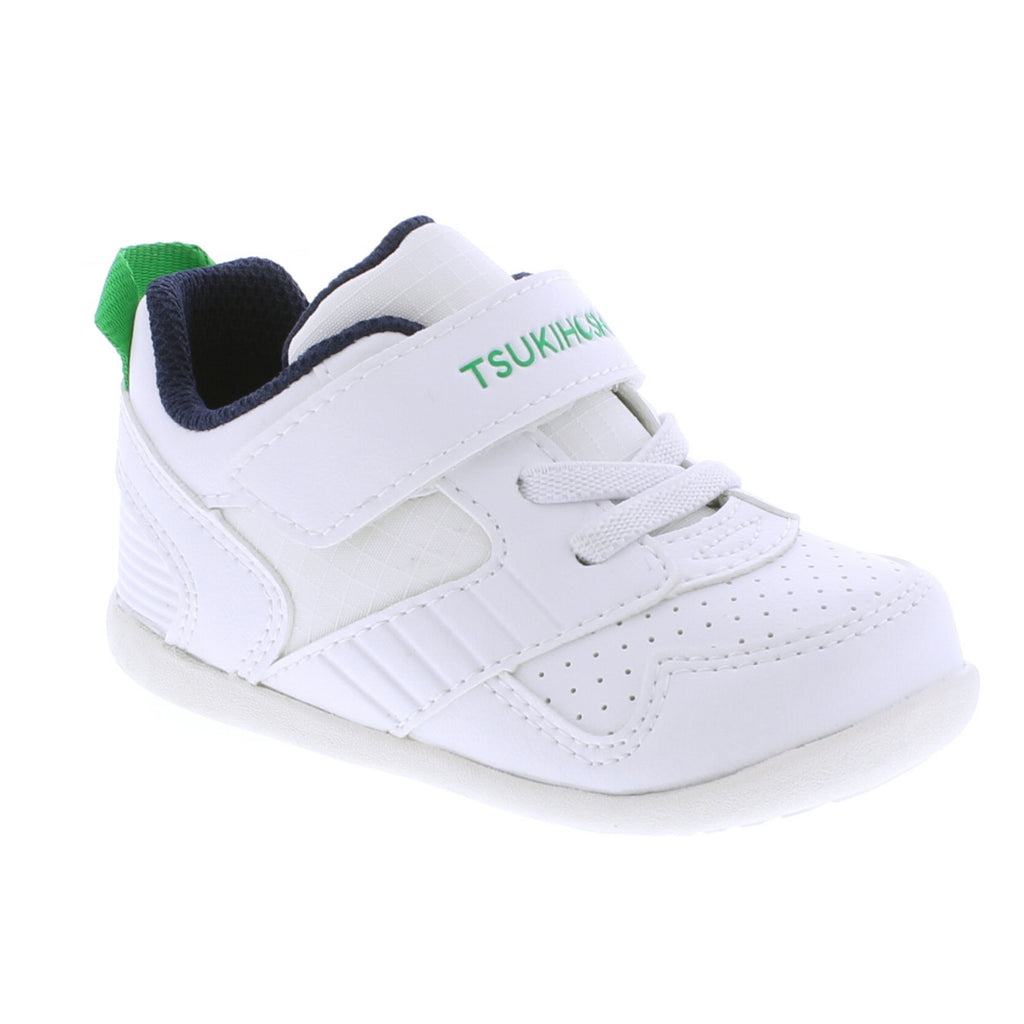 RACER Baby Shoes (White/Green)