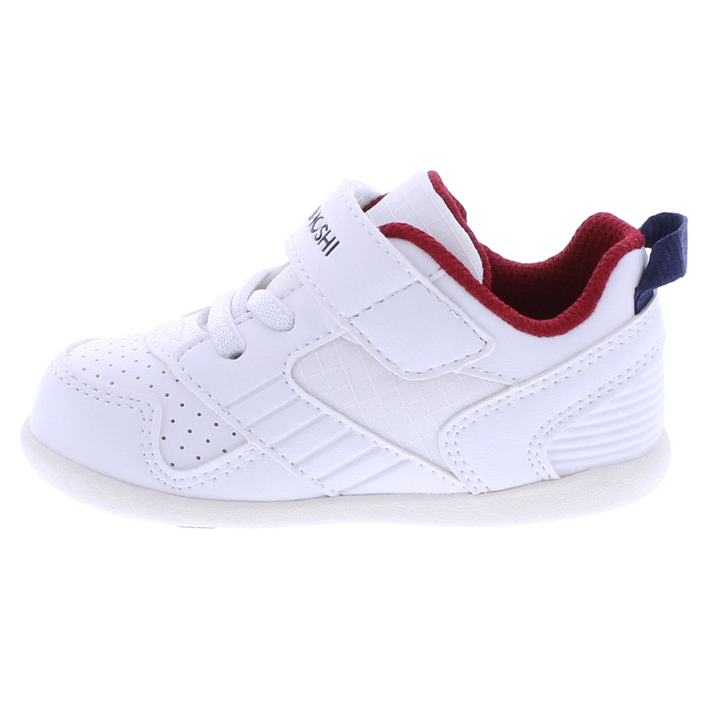 RACER Baby Shoes (White/Navy)