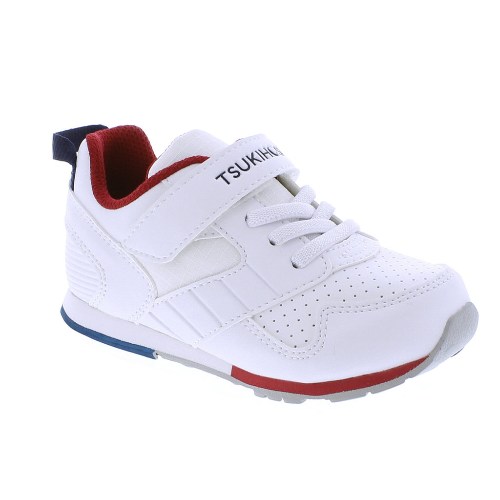 RACER Child Shoes (White/Navy)