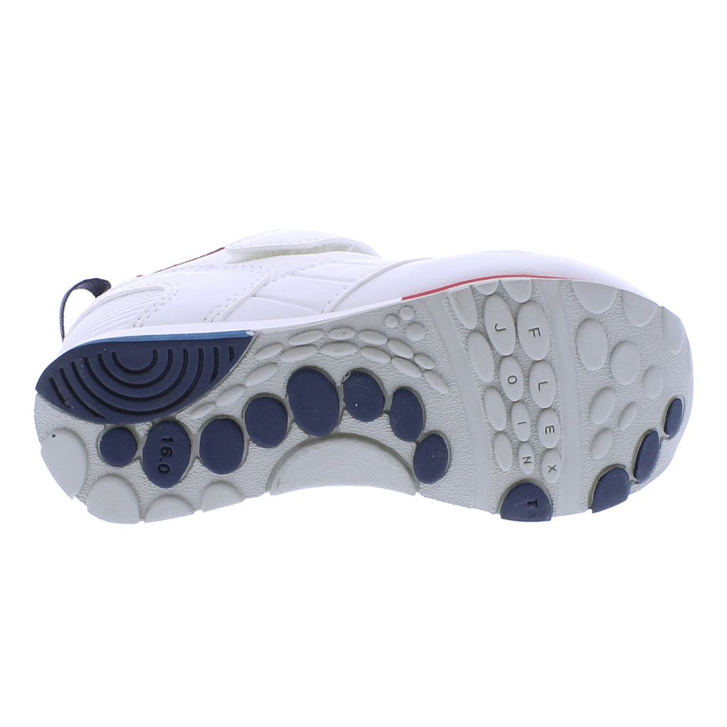 RACER Child Shoes (White/Navy)