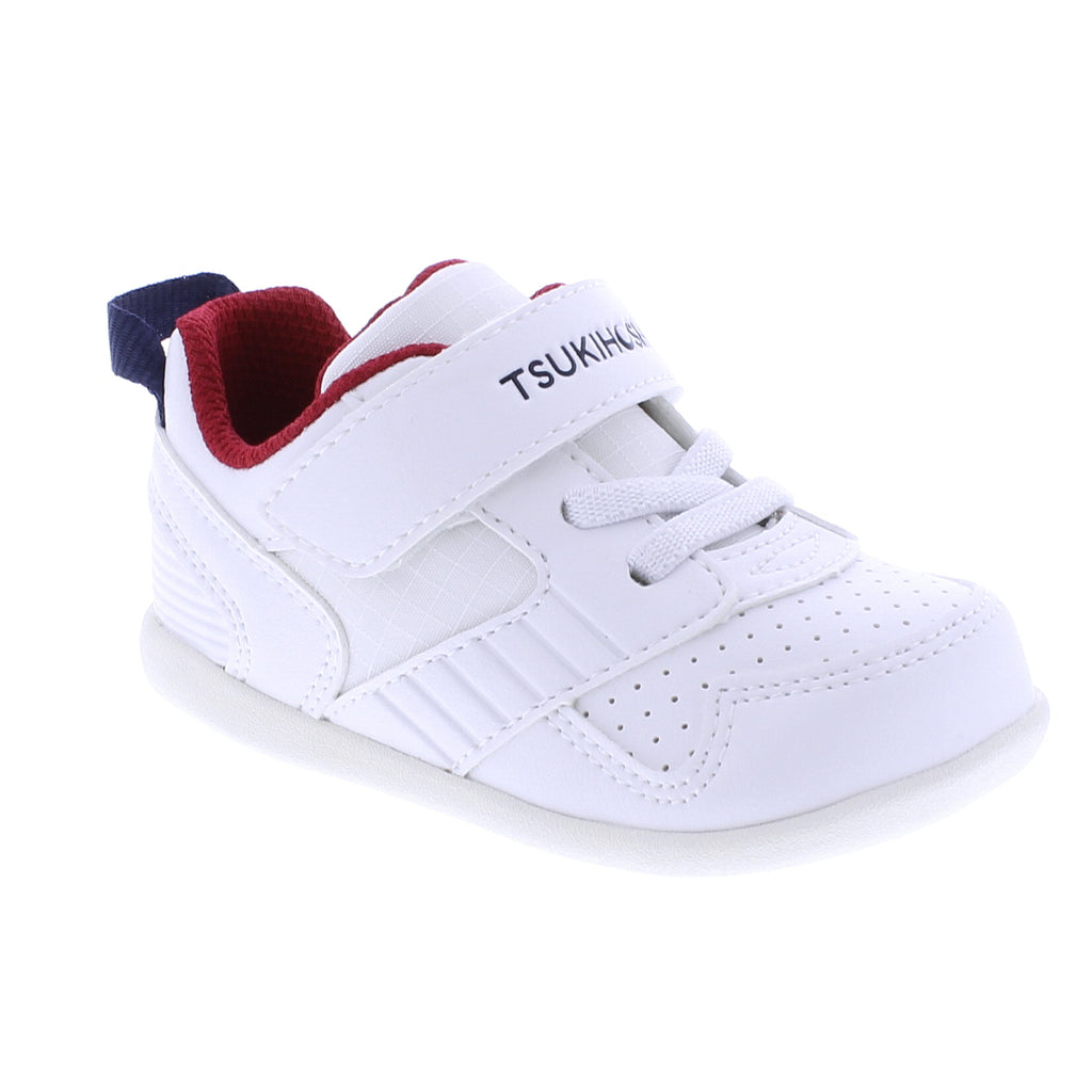 RACER Baby Shoes (White/Navy)