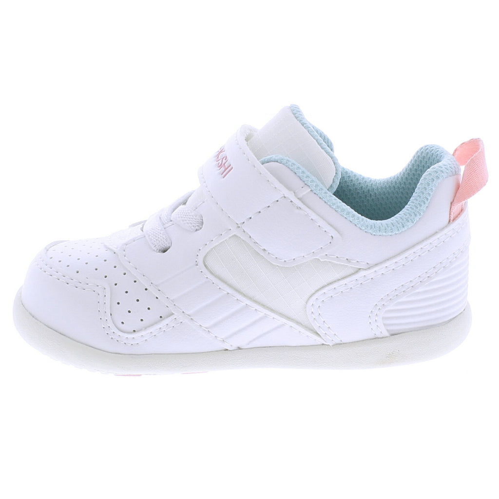 RACER Baby Shoes (White/Pink)