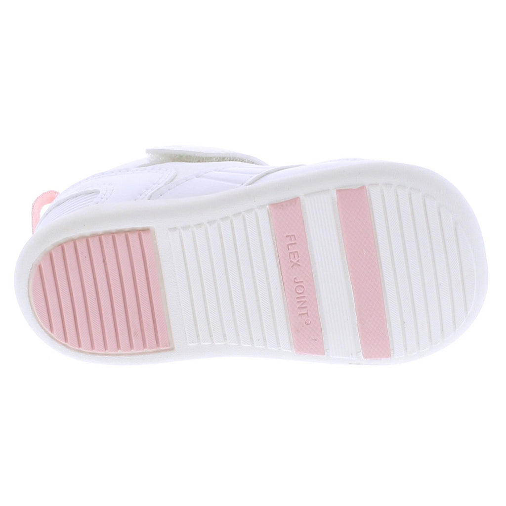 RACER Baby Shoes (White/Pink)