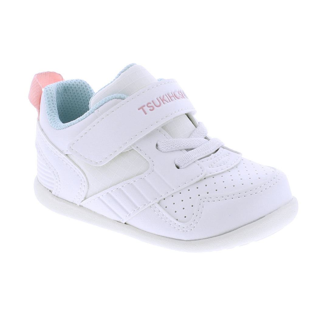 RACER Baby Shoes (White/Pink)
