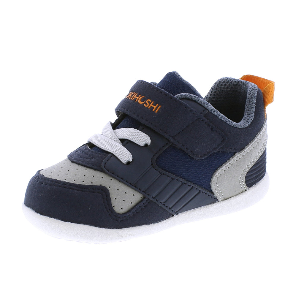 RACER Baby Shoes (Navy/Orange)