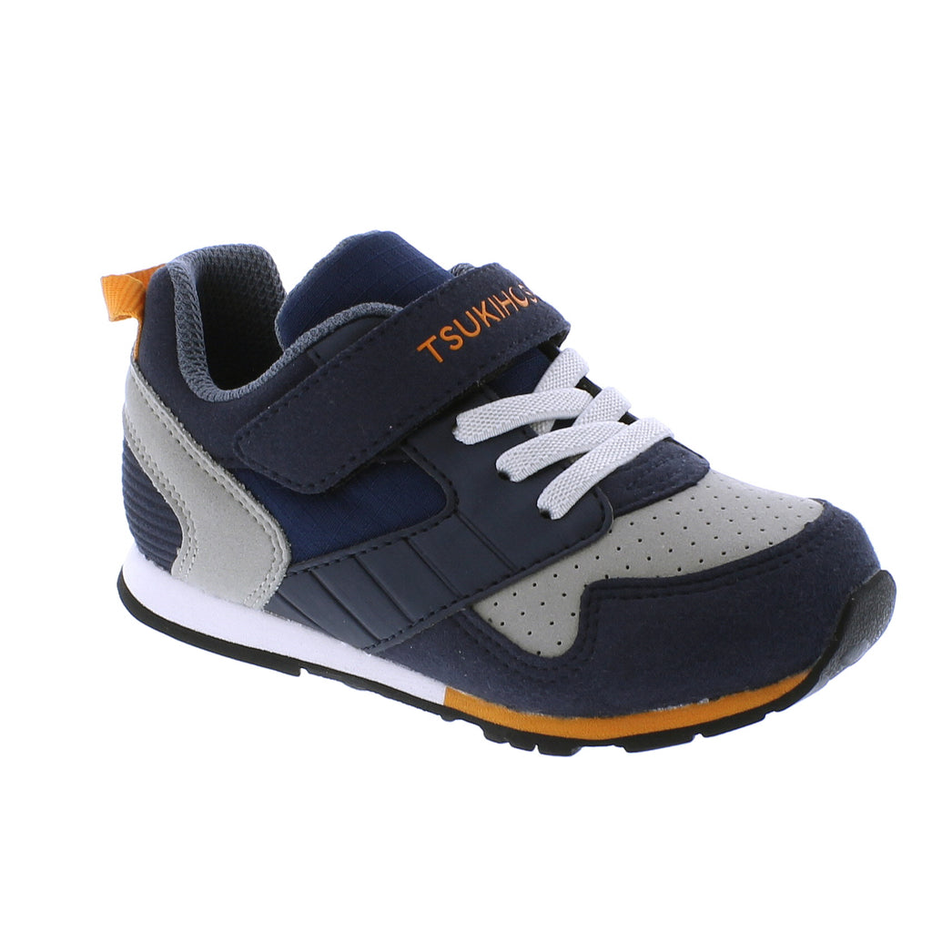 RACER Child Shoes (Navy/Orange)