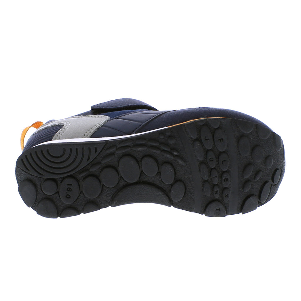RACER Child Shoes (Navy/Orange)