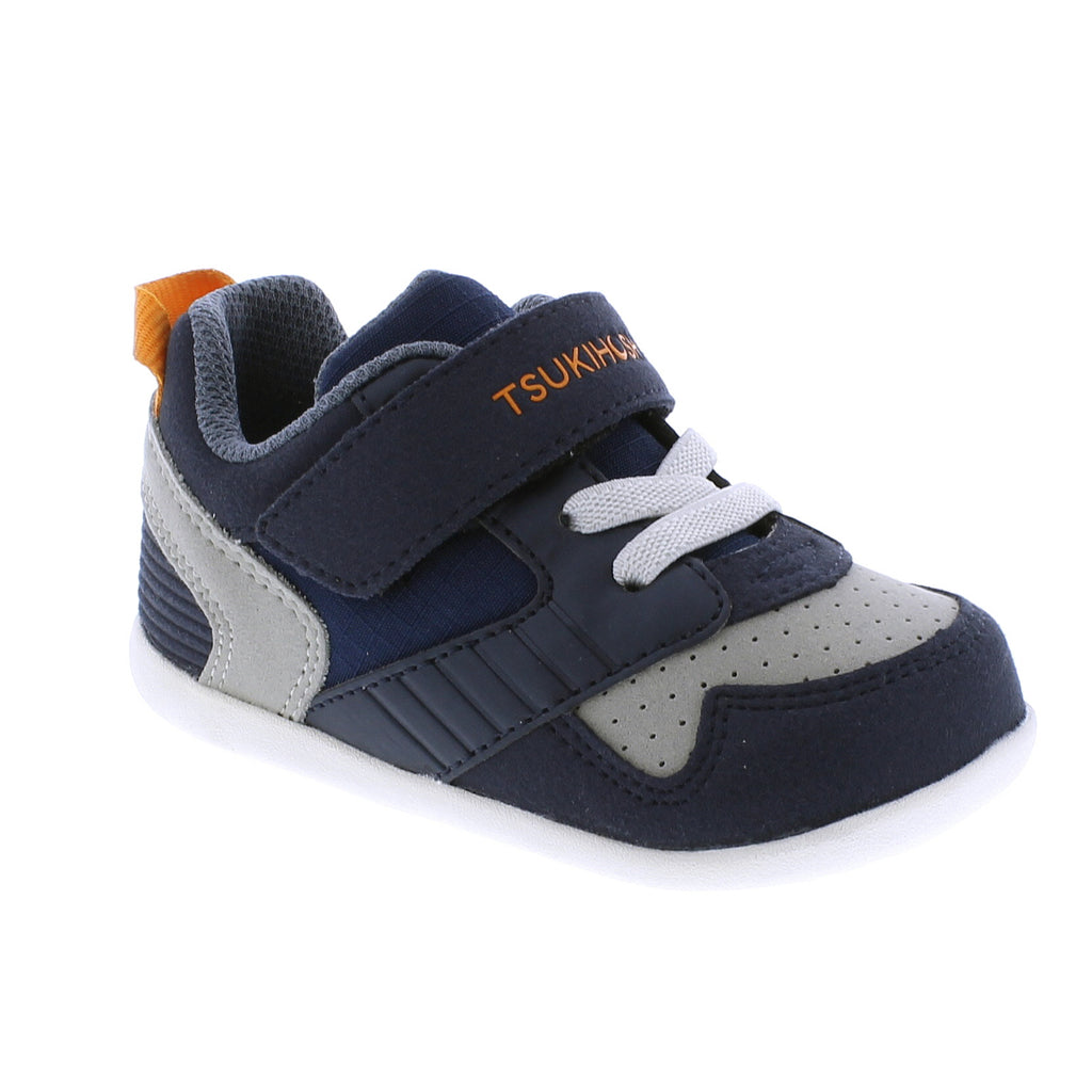 RACER Baby Shoes (Navy/Orange)