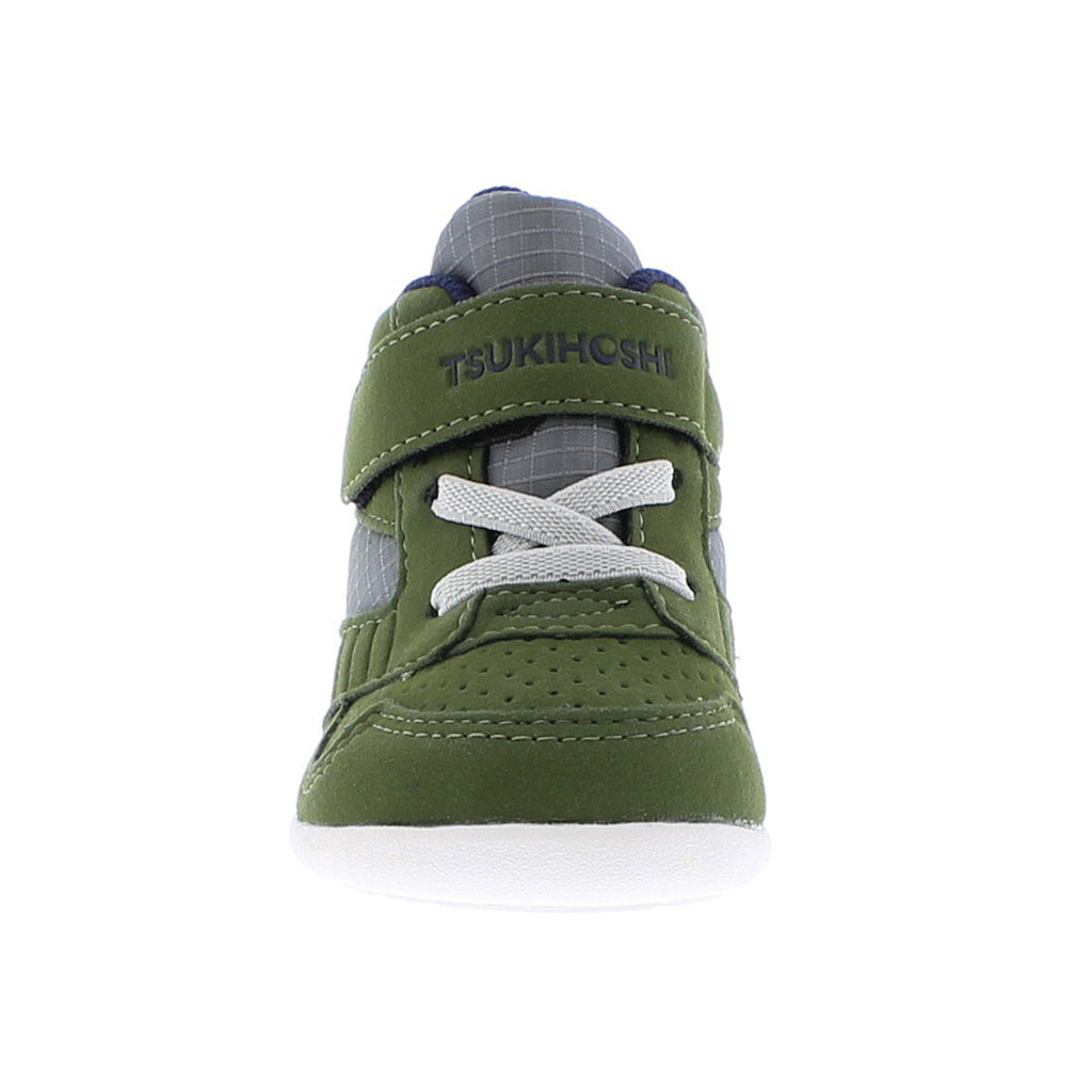 RACER MID Baby Shoes (Green/Navy)