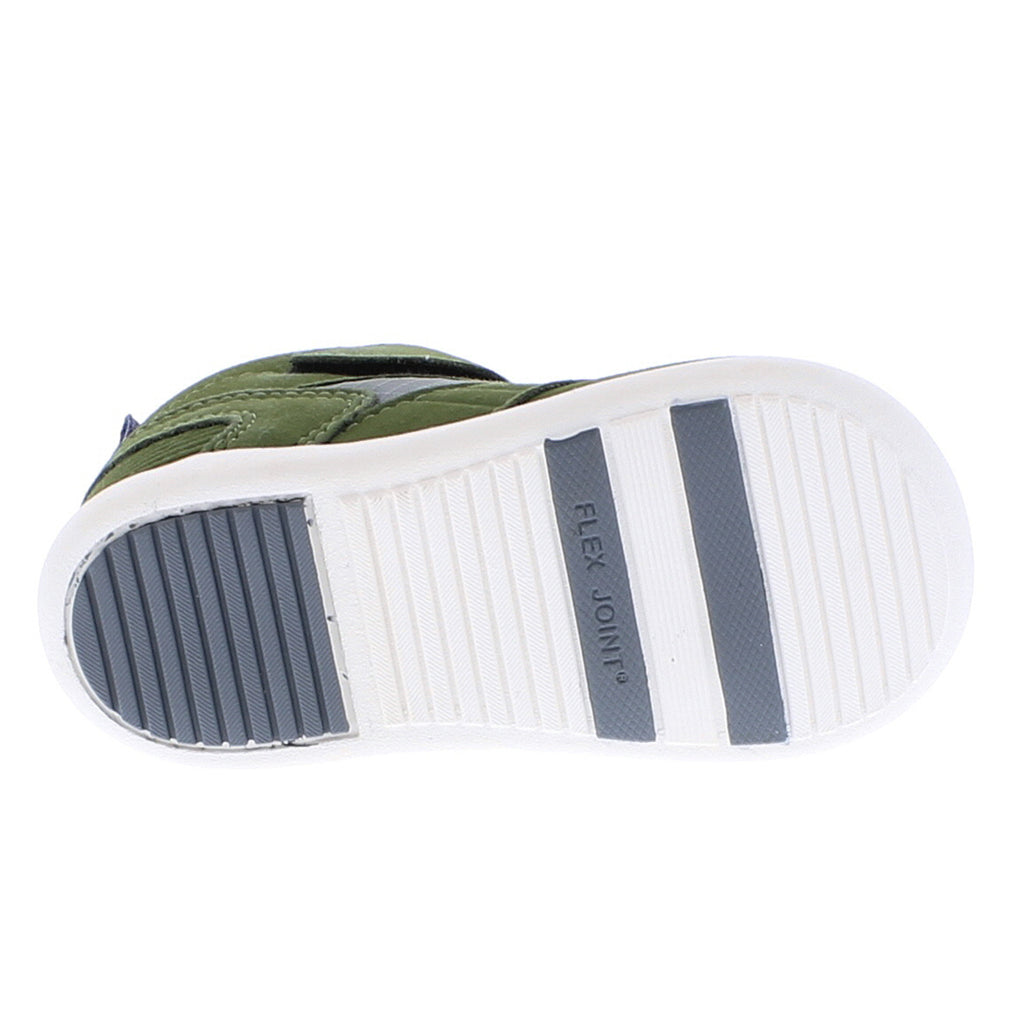 RACER MID Baby Shoes (Green/Navy)