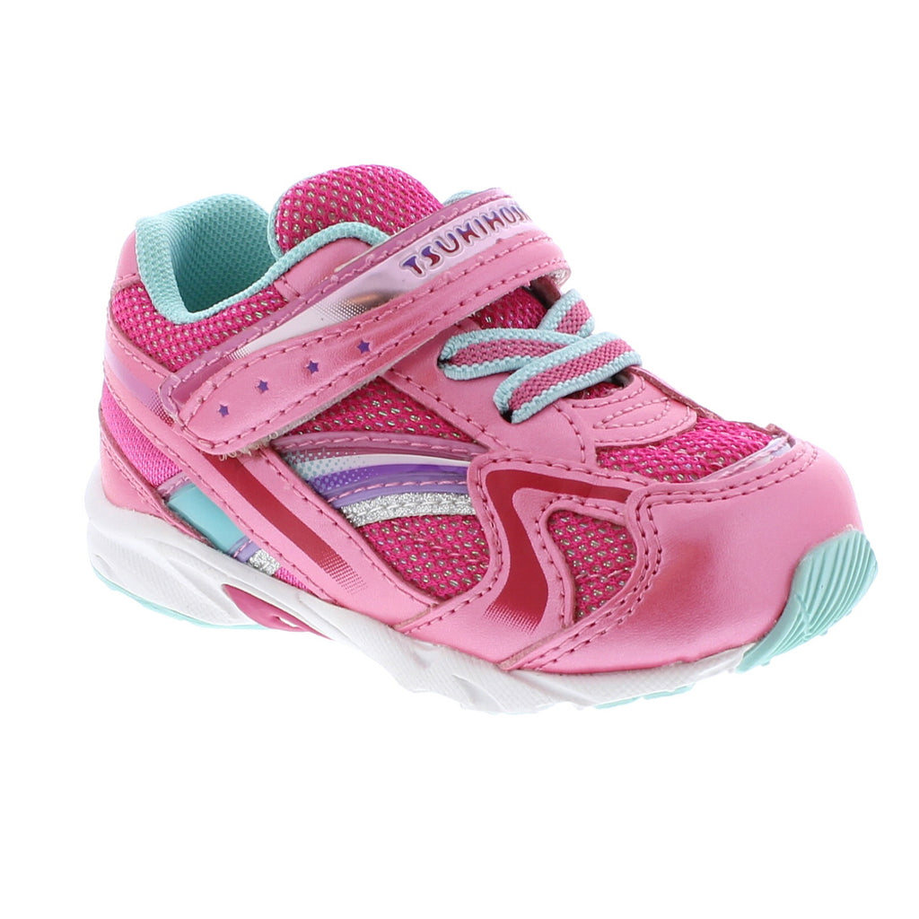 GLITZ Baby Shoes (Hot Pink/Mint)