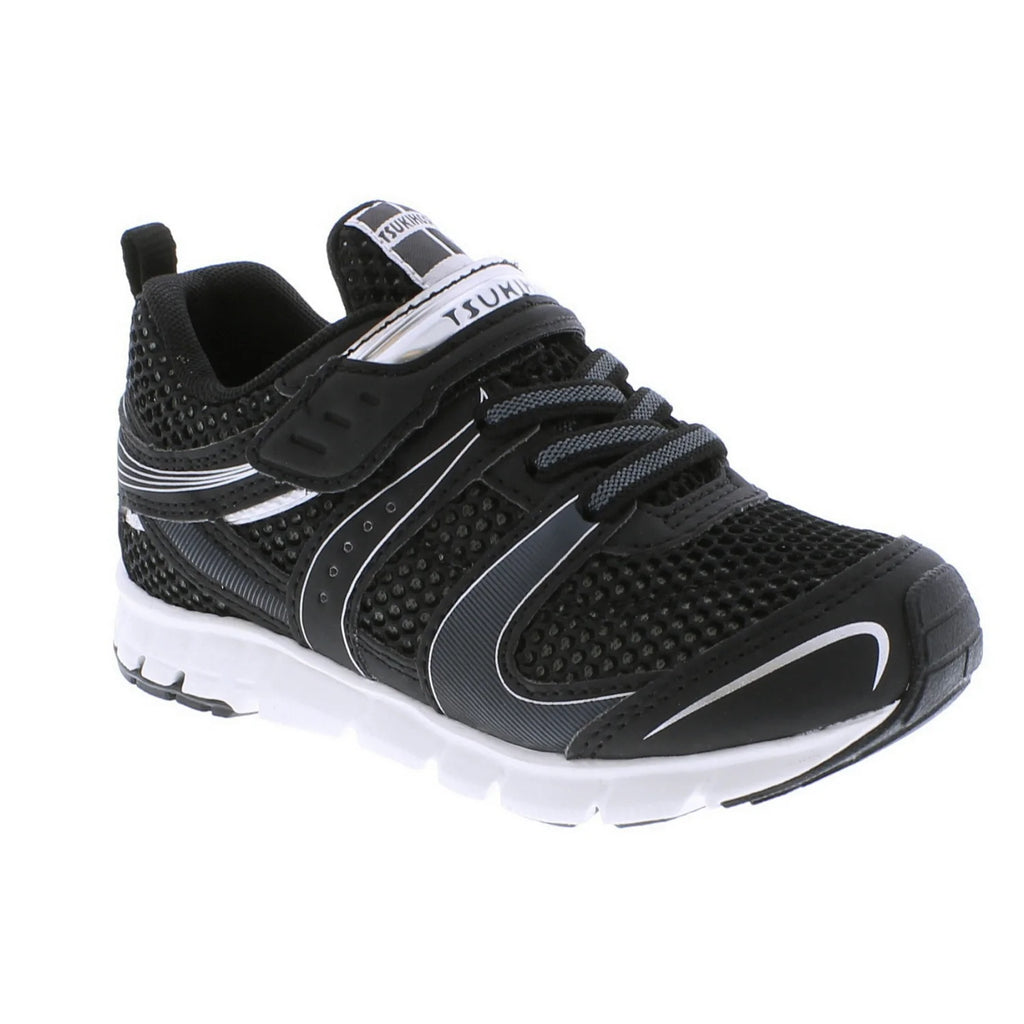 VELOCITY Youth Shoes (Black/Silver)