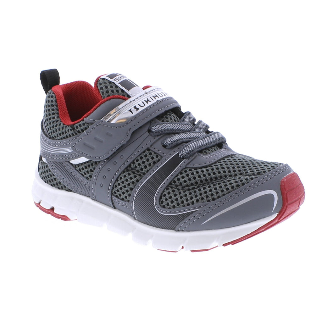 VELOCITY Child Shoes (Gray/Red)