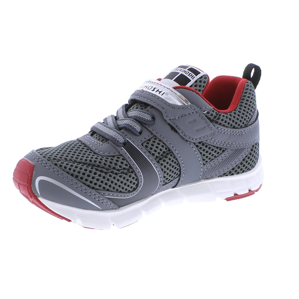 VELOCITY Child Shoes (Gray/Red)