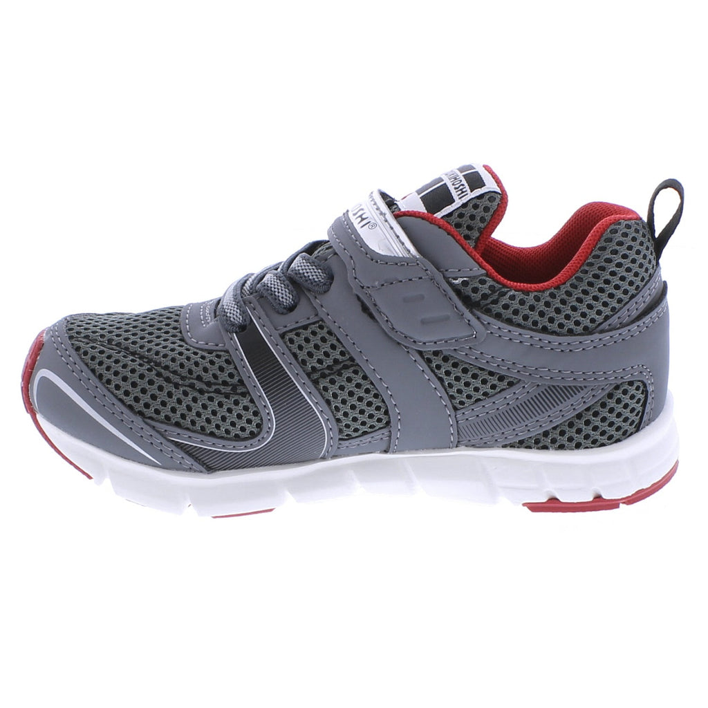 VELOCITY Child Shoes (Gray/Red)