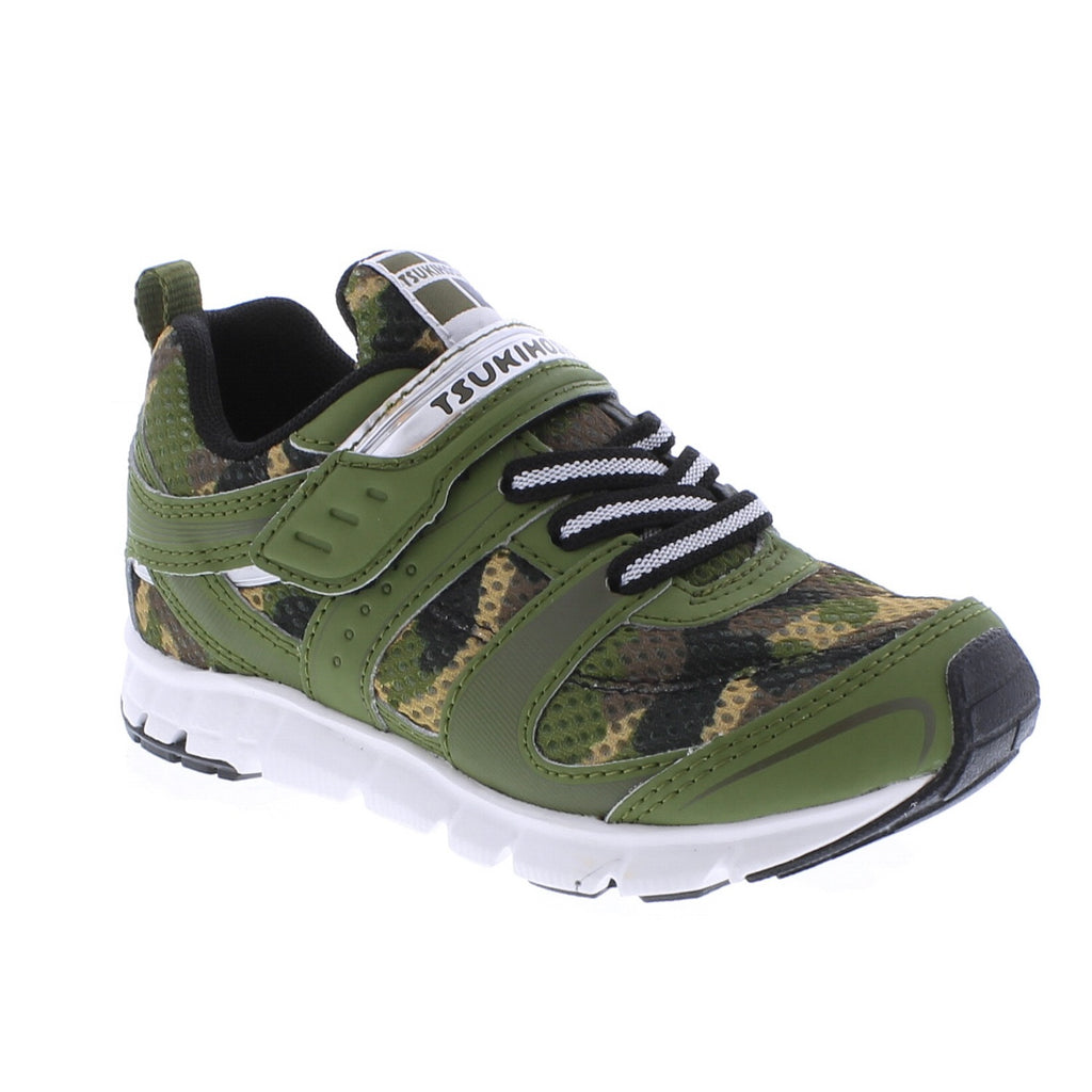 VELOCITY Child Shoes (Green/Camo)