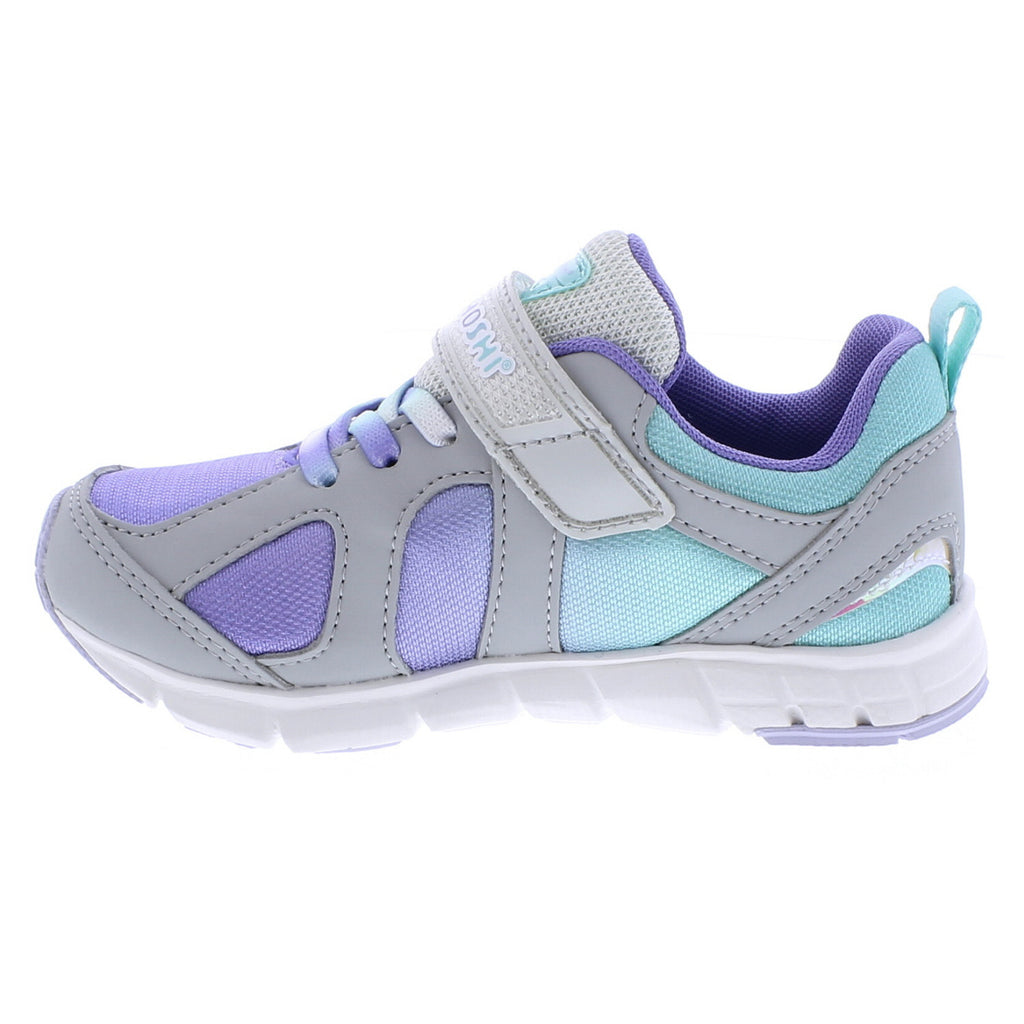 RAINBOW Child Shoes (Gray/Purple)