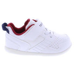 RACER Baby Shoes (White/Navy)