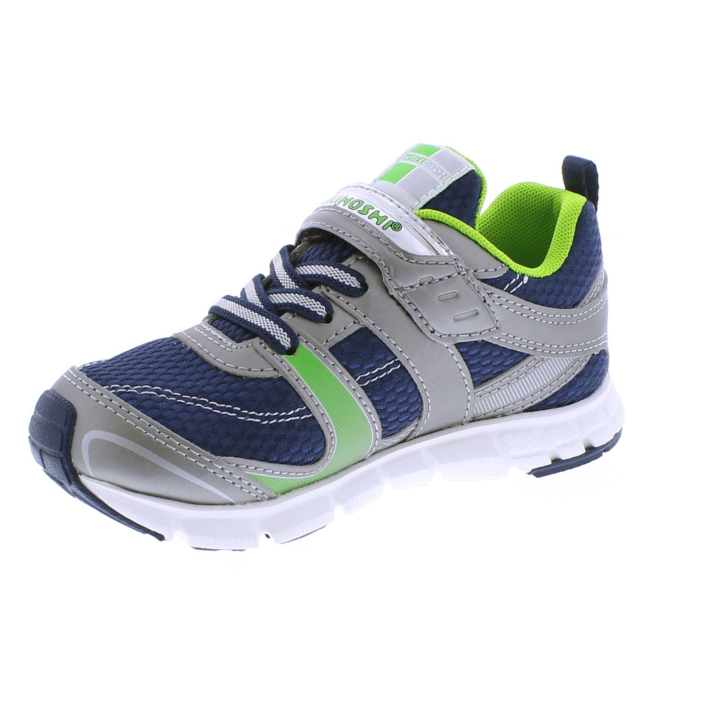 VELOCITY Youth Shoes (Steel/Green) | Big Kids Shoes