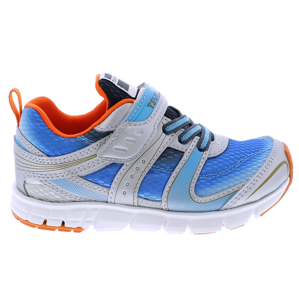 VELOCITY Child Shoes (Silver/Aqua)