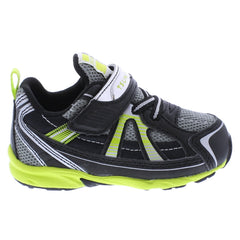 STORM Baby Shoes (Black/Lime)