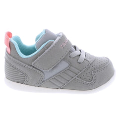 RACER Baby Shoes (Gray/Pink)