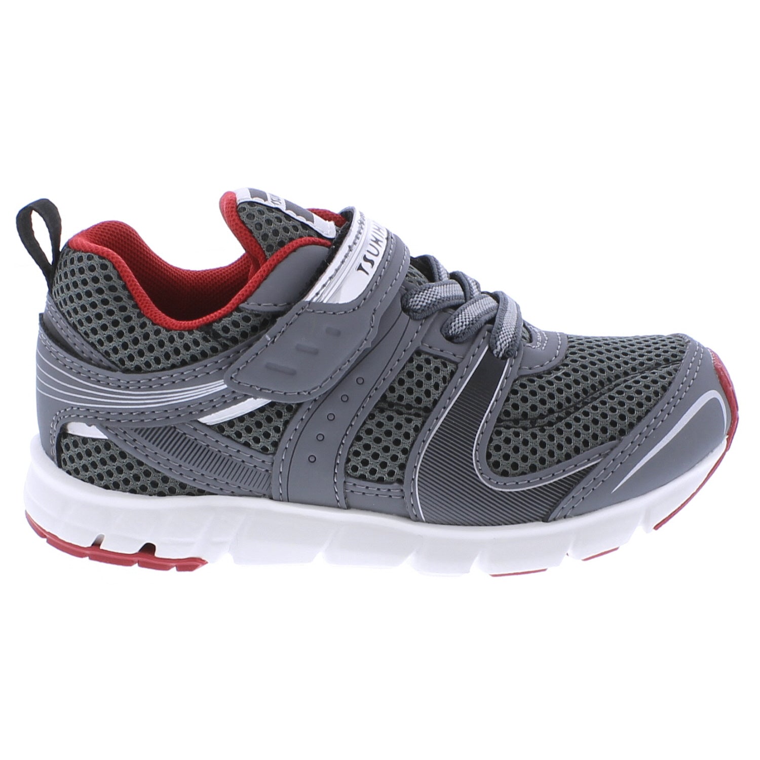 tomomi★ VELOCITY Child Shoes (Gray/Red) – Tsukihoshi